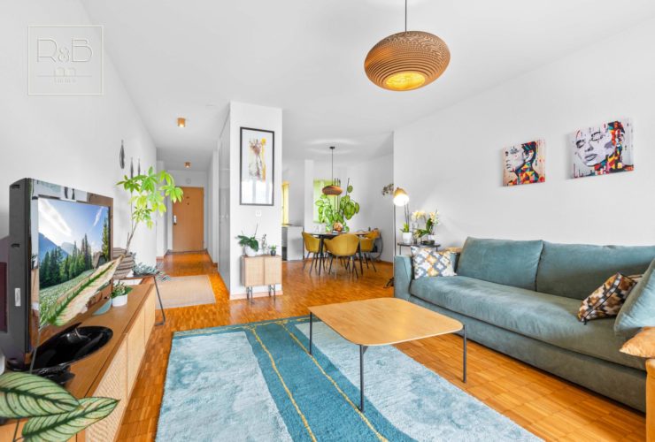 Appartement de 3,5 pièce avec belle vue sur le lac et les montagnes