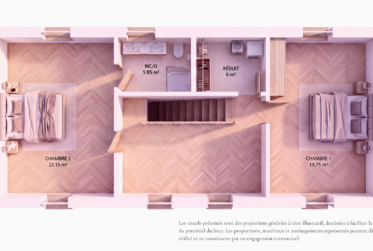 Maison à transformer en deux appartements, permis obtenu — Gruyères