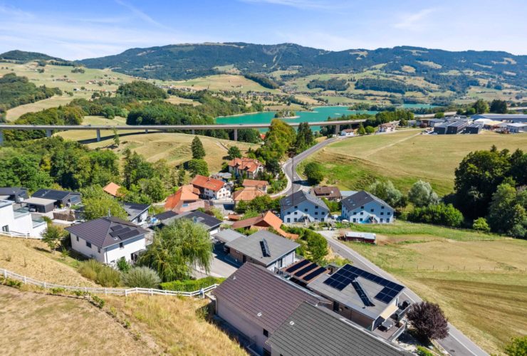 Villa avec vue lac au Bry, calme et à 15 min de Bulle et Fribourg