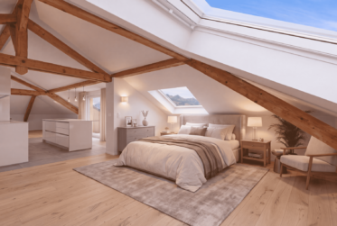 Loft rénové sous combles à Bulle